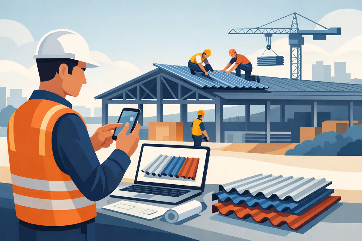 Cómo pedir lámina industrial sin frenar tu obra