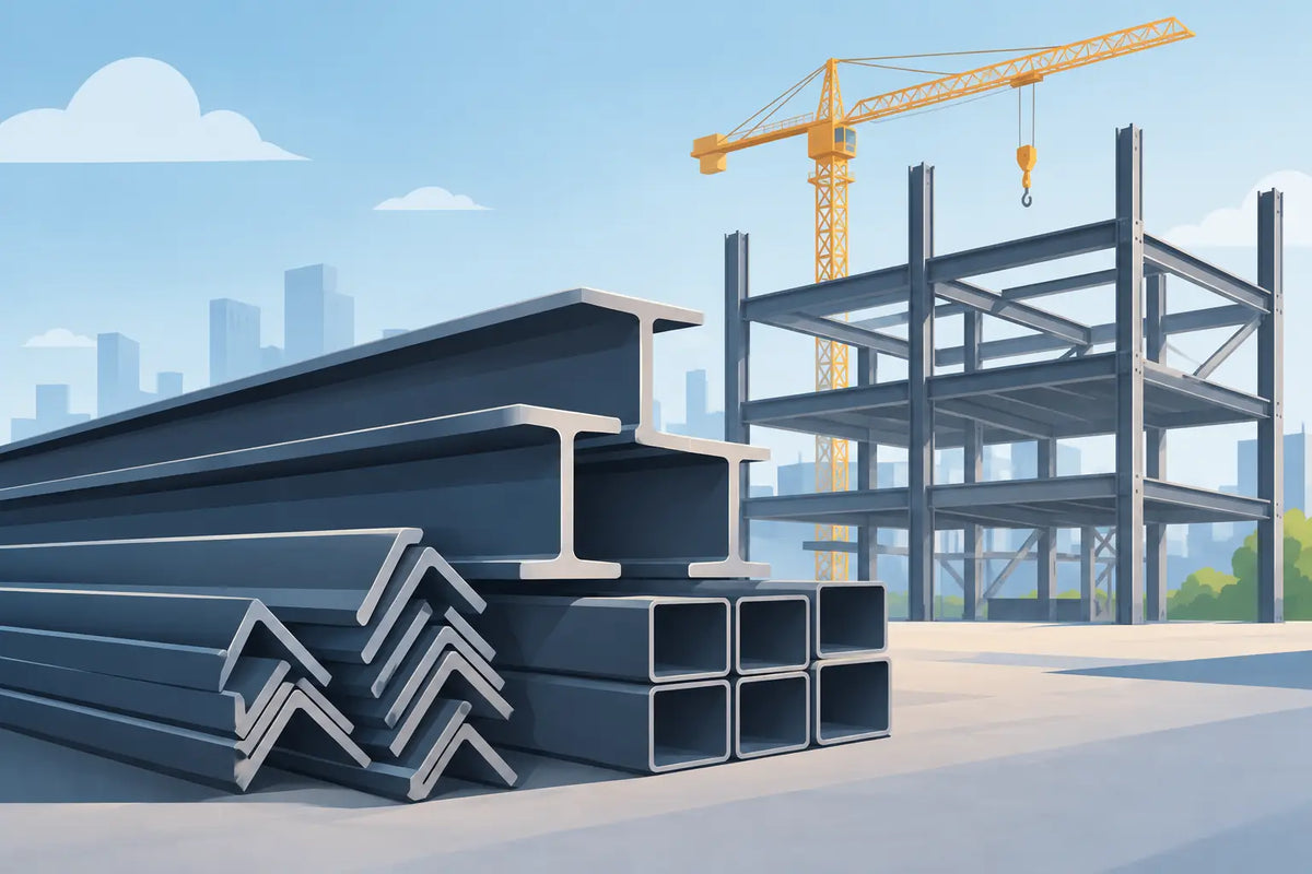 Aceros estructurales comerciales para tu obra