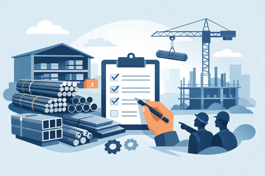 Inventario acero para evitar paros de obra